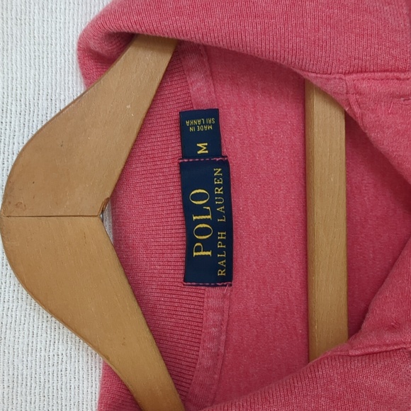 Ralph Lauren Men's Short Sleeve Polo Shirt Pink/Coral Size Medium 100% Cotton - Picture 3 of 10